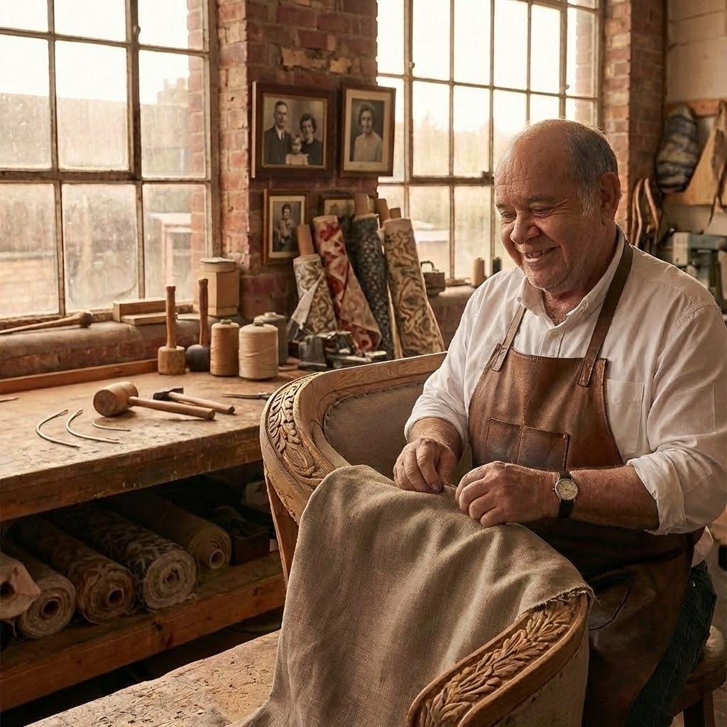 Sergio at the workshop
